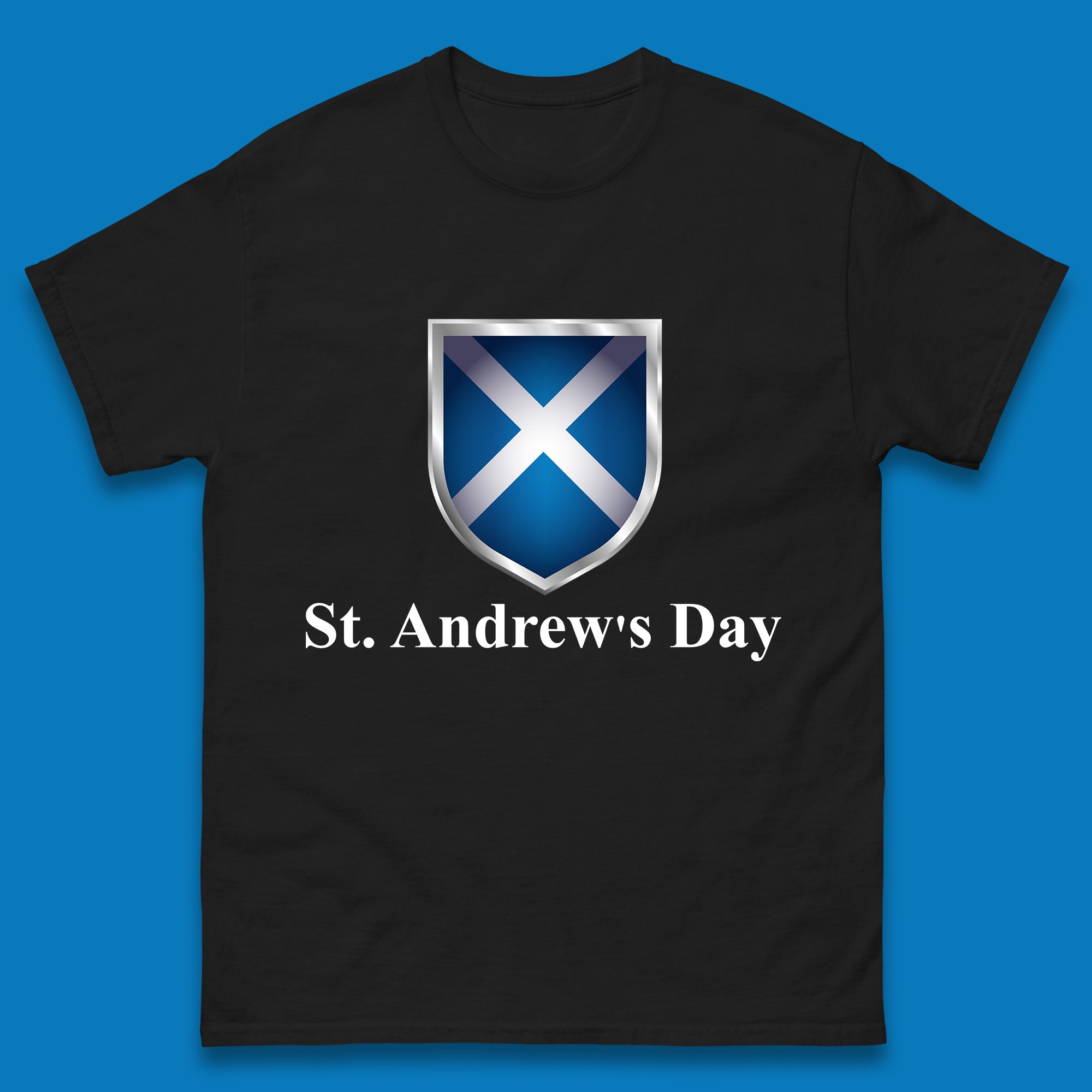 St. Andrew s Day Scotland Flag Scottish Flag Proud to be Scottish Feast of Saint Andrew Mens Tee Top 2XL