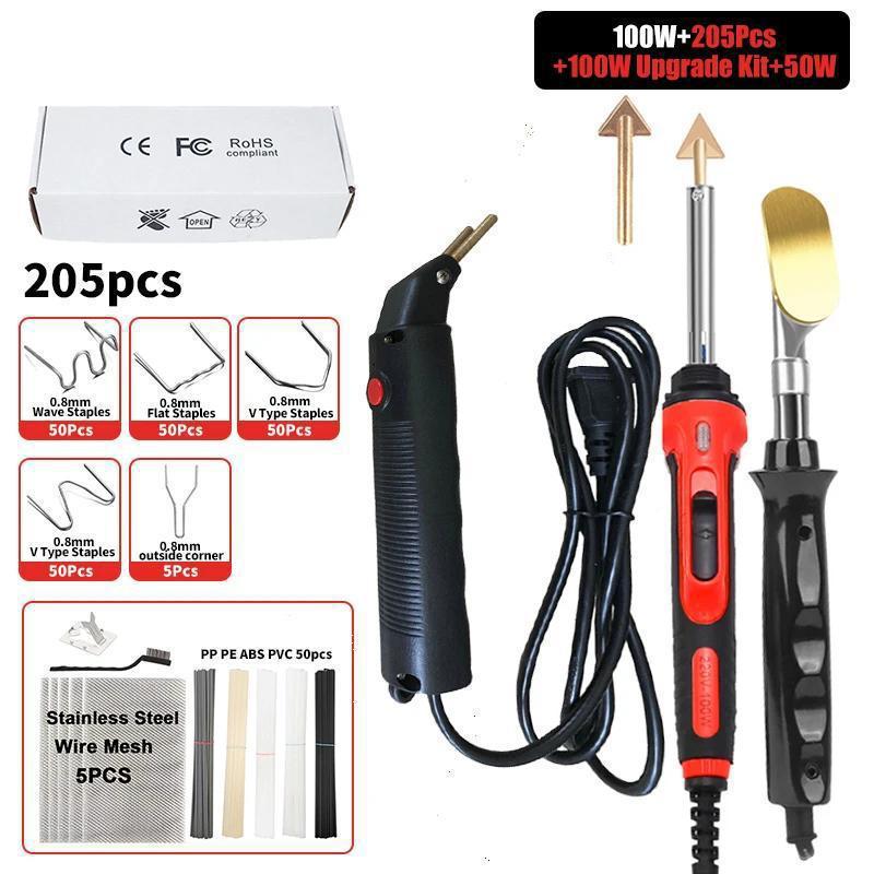 Plastic Bumper Repair Welder Kit with Hot Melt Gun and Welding Rods