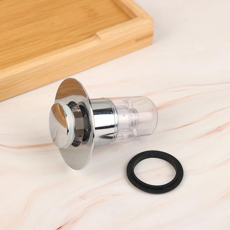 Universal Washbasin Press Type Drainage Filter Washbasin Sink Filter Sewer Kitchen Bathtub Plug Showerplug Bathroom Tool