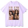 Rapperka Lil Kim Grafický Potisk Tričko Unisex Dámské Hip Hop Oversized Trička Pánské Vintage Tričko Unisex Ležérní Topy Krátký Rukáv