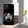 Music Art Drum Drummer Phone Case For iPhone 16,15,14,13,12,11 Plus,Pro Max,XS,X,XR,SE,Mini,8,7,Soft Silicone Black Cover