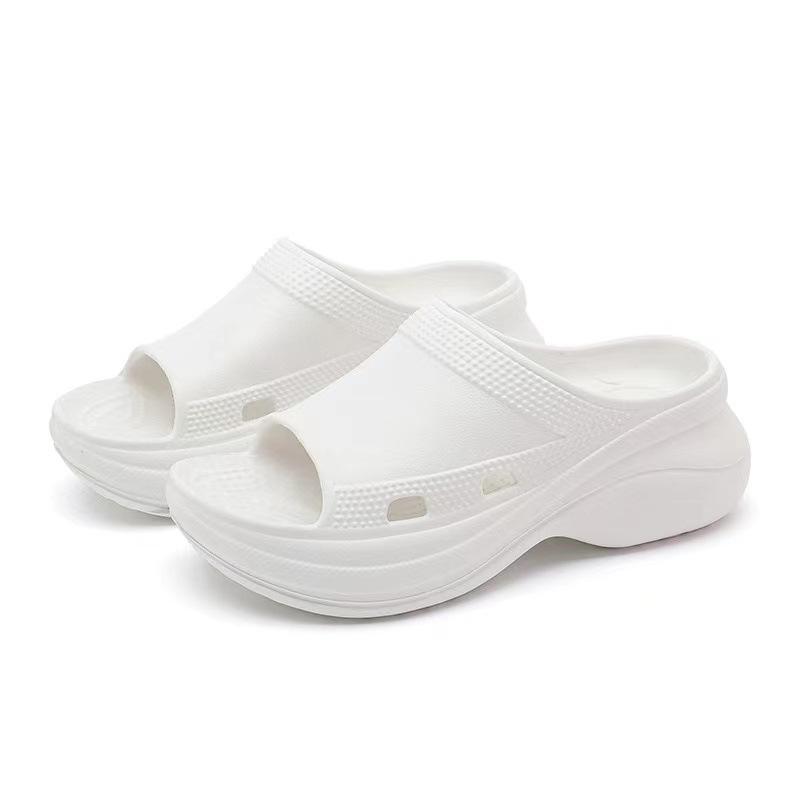 

Парижские шлепанцы на толстой подошве женские летние новинки ощущение наступания на дерьмо однословные тапки нескользящая уличная мода 40