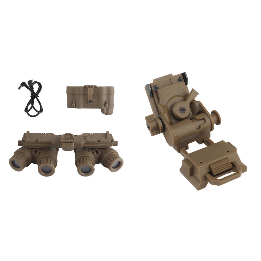 GPNVG 18 Mörkerseende Glasögon Taktisk Hjälm Kikare Modell Nr Funktion Fyra-Ögon Synenhet Modell för Cosplay Taktiska Spel