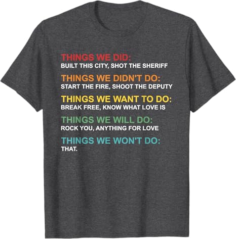 Retro Retro What We Dont Want Wont Be Made Y2k Fun Letter Printed Tshirt Novelty Gift 2025Summer Mens Womens Cotton Tshirt
