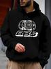 Men's Casual Hooded Sweatshirt Printed with BBS Wheel Logo Autumn and Winter Fashion Pullover Sweater Hoodie