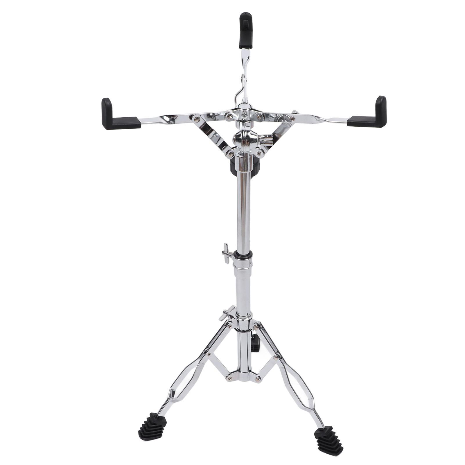 

Snare Drum Stand Set Excellent Load Bearing Height Adjustable Lightweight Portable Tripod Snare