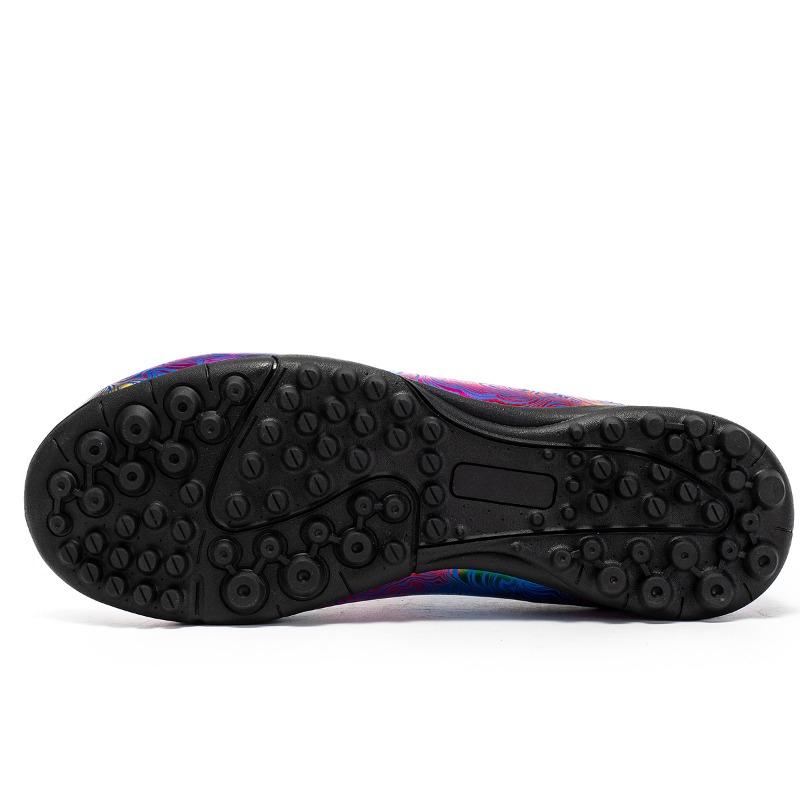 Football Shoes Size 35-46 Men/Women's Camoufl E Football Boots Rubber Soft Sole Short Nail Artificial Turf Youth Children Football Shoes