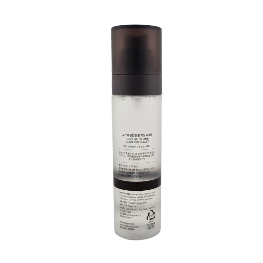 OBGE All-in-One Cool Fixing Mist 100ml / Hydrating Cooling Makeup Fixer
