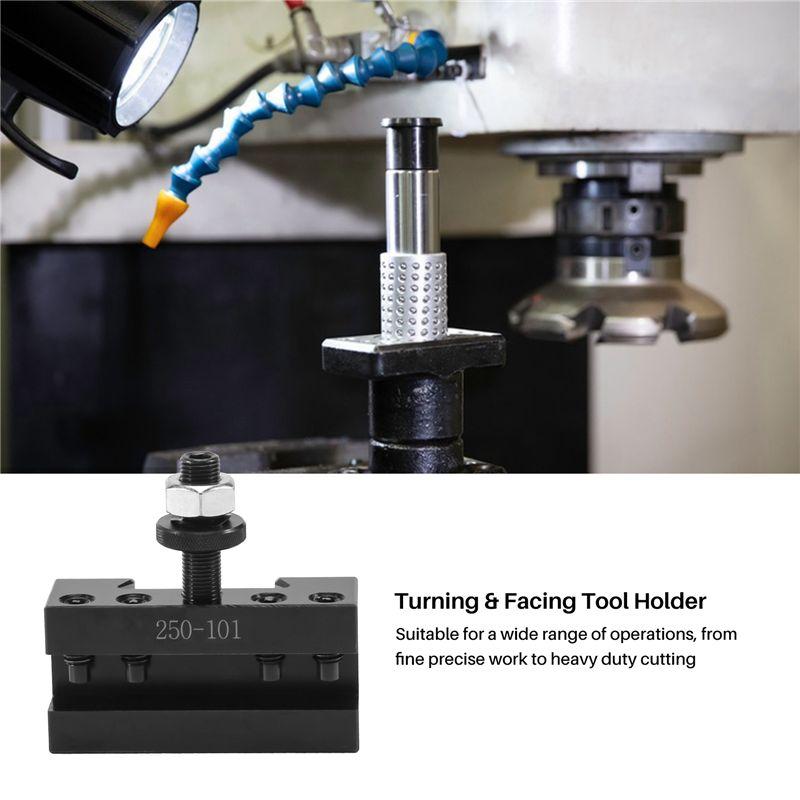 ABIY 2PCS Quick Change Turning And Facing Holder 250-101 For Lathe Tool Post Holder