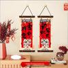 2026 Year of the Horse New Year Decorations: Spring Festival Fu Character Door and Wall Hanging Ornaments