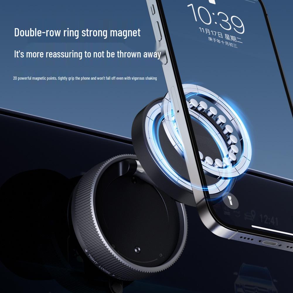 360° Rotating Magnetic Car Mount & Wireless Charger for New Apple Models