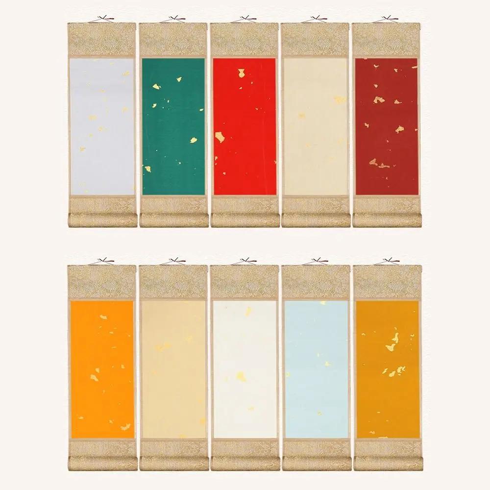 Malerei Zeichenpapier Gekörntes Reispapier Rolle Leer Hängende Rolle Chinesischer Stil Mini Batik Trompetenrolle Handarbeiten