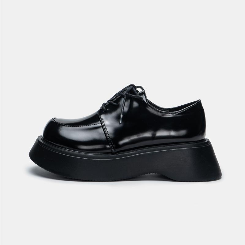 New Mary Jane Thick-soled Big-toe Shoes Women's Singles Shoes College Style Small Leather Shoes Women's Platform Shoes Women