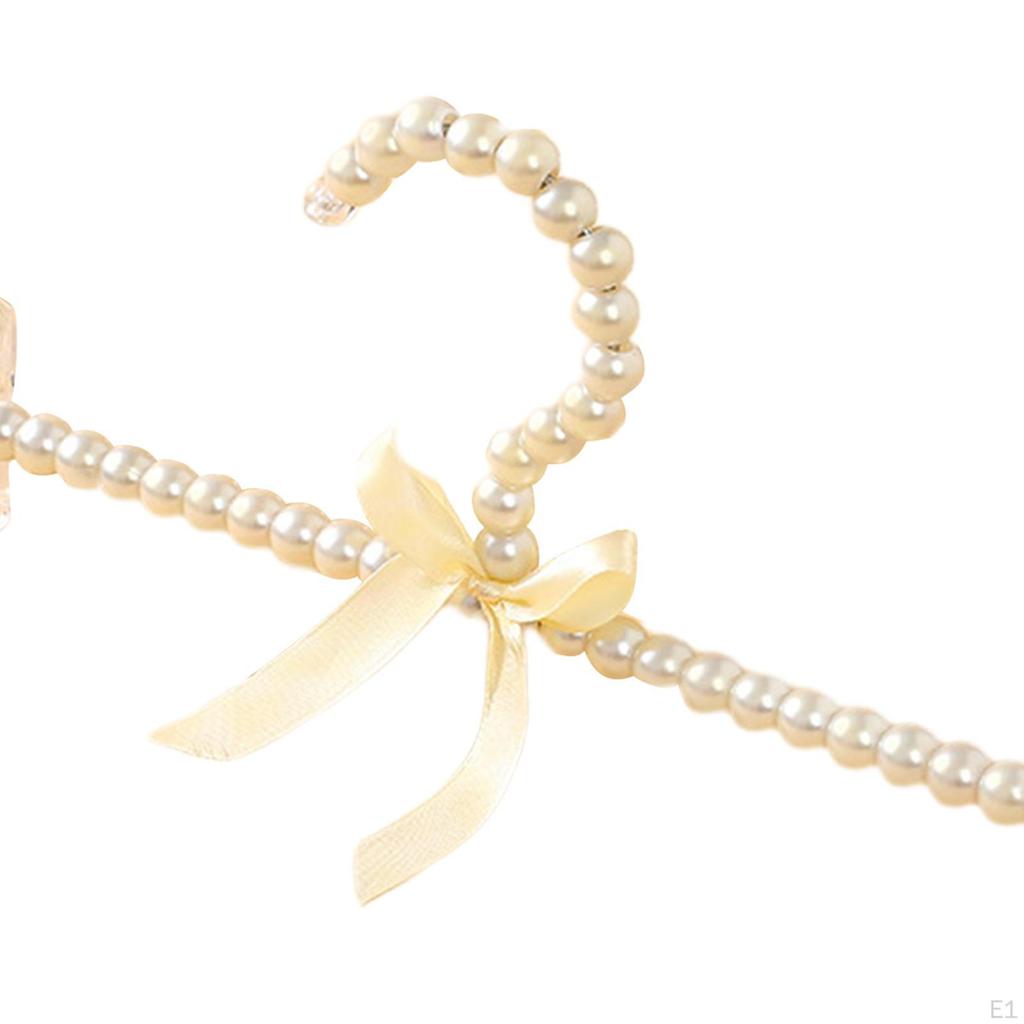 Beaded Clothes Hangers, Bowknot , Decorative Hangers for Kids Baby