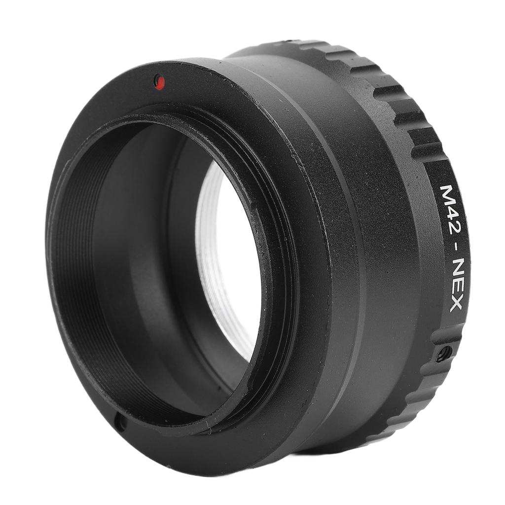 M42 auf für NEX Objektivadapter Aluminium Manueller Fokus Objektivkonverterring Kompatibel mit M42 Schraubanschlussobjektiv auf E-Mount