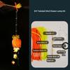 Handmade Bellflower Lantern Glowing Twisted Stick Muguet Flower Lamp Luminous Easy-to-Make Handheld Light Mid-Autumn Festival