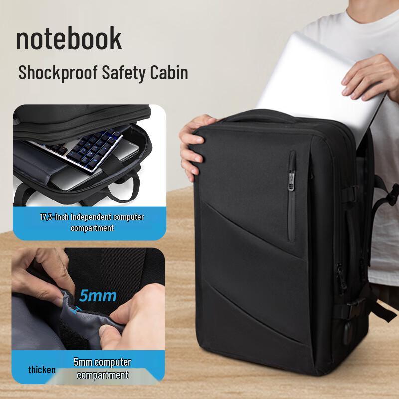 VICTORIATOURIST Erweiterbarer Business-Reise-Laptop-Rucksack