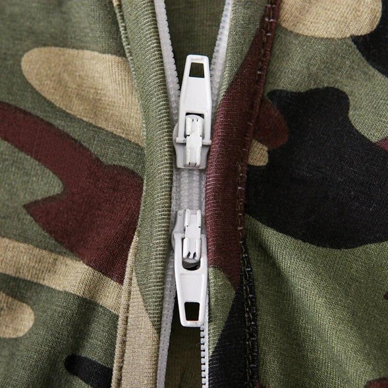 0-6M Bebeluși Băieți Fete Body Salopete Camuflaj și Costume pentru Bentita Primăvara Toamnă