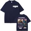 Rapper Kadec Santa Anna Tour 2026 Cover T Shirts Unisexs Women Vintage Harajuku Streetwear T Shirt Casual Cotton Oversized Tshirt
