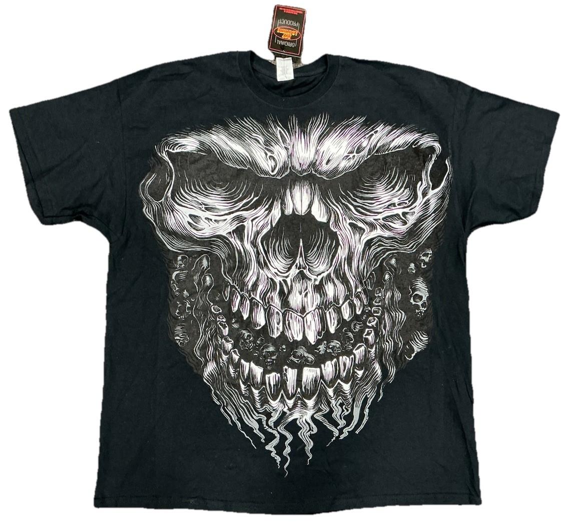 Hot Leathers Skull Skeleton Shirt Size 2XL S разноцветный