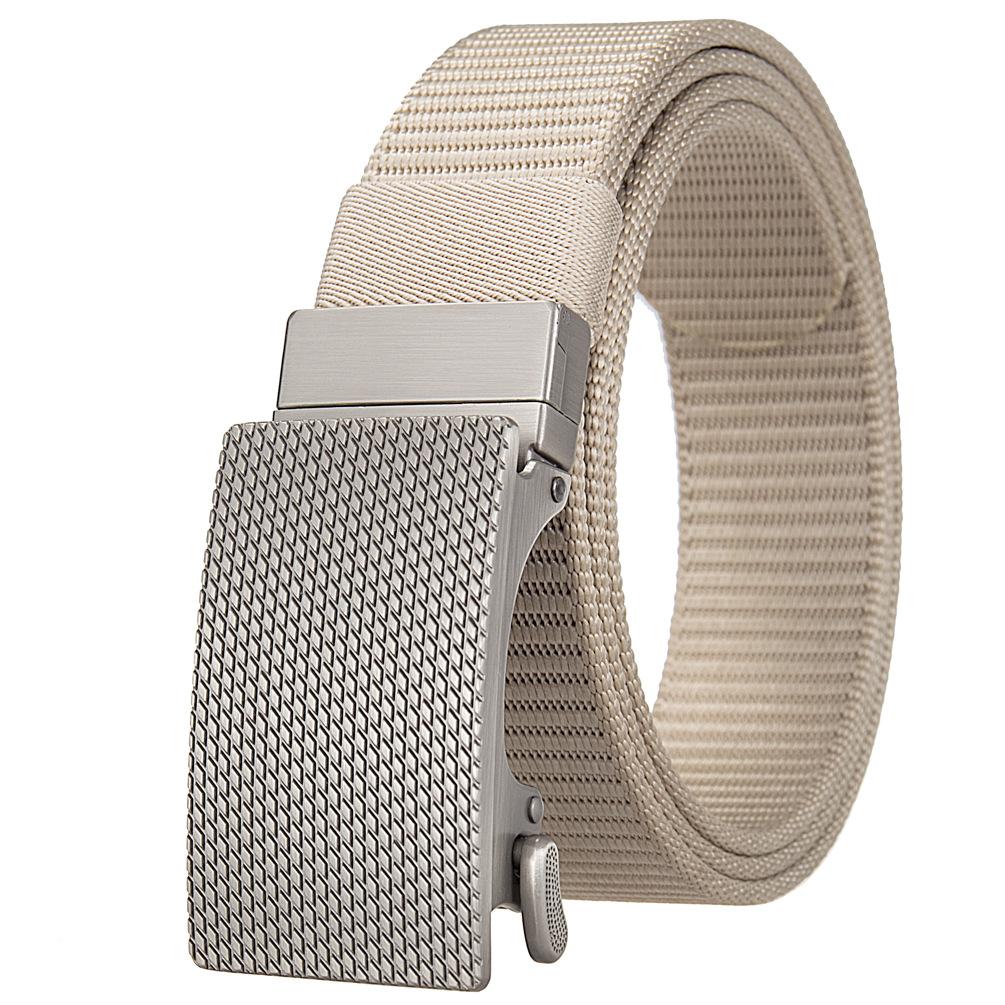 Nylon Braided Belt For Men, Rotating Cloth Belt Buckle Belt Ly36-25948-1