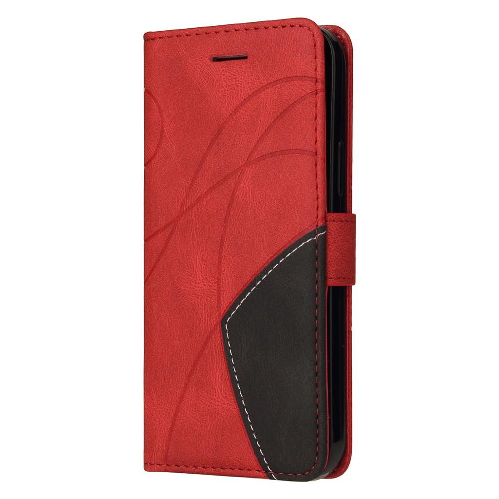 For Samsung Galaxy A07 4G/A06 5G/A06 4G Leather Case Wallet Stand Color Splicing Phone Cover