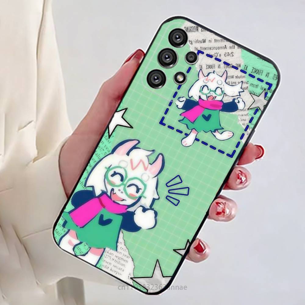 D-Deltarune Ralsei Phone Case for Samsung Galaxy A73,23,53,33,14,24,13,72,22,52,32,54,A34 Soft Cover