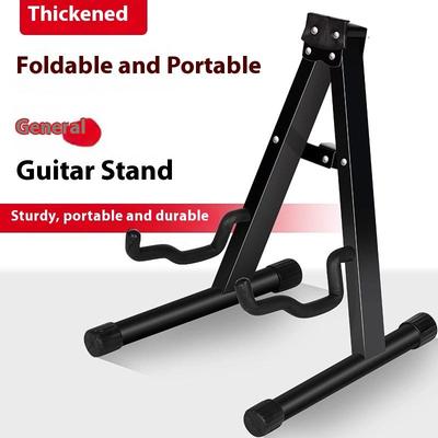 Universeller E-Gitarrenständer Musikalisches Rack Halter Faltbarer A-Rahmen Instrumentenständer Für E-Bassgitarre Teile Zubehör