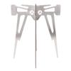 Campfire Stand for Cooking Stainless Steel Detachable Portable Outdoor Fire Pit Stand Camping Stove Support Rack for