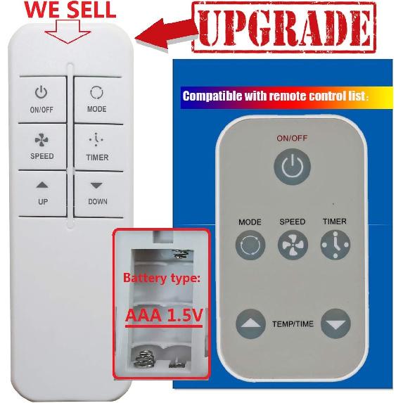 Replacement for Haier Air Conditioner Remote Control 0010403473 Works for HWF05XCK-L HWF08XC5 HWR05XC5 HWR05XC6 HWR05XC7 HWR05XC9-L HWR05XCA HWR05XCJ