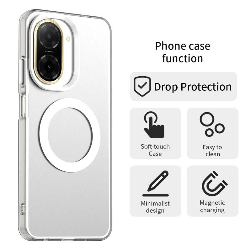 For Redmi A5 Case Cover Xiaomi Redmi A5 Capas Bumper Shockproof Wireless Charging Magnetic Matte Clear Fundas Redmi A5 171.7mm