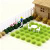 32/60Pcs Resin Static Scenery Ornament Static Grass Tuft Model Grass Tufts Terrain Model Kit Fake Moss Grass For Train Lands