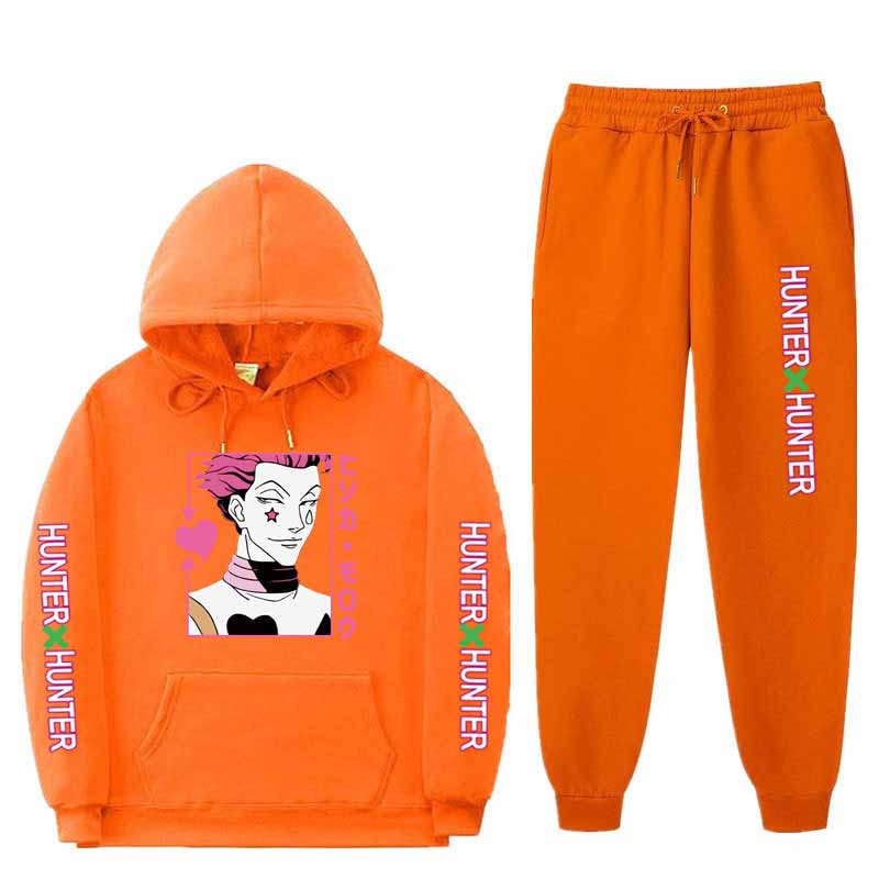 Buy Hunter X Hunter Men's Hoodie+Pants Sets 2 Pieces Autumn Running ...