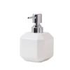 360ml soap dispenser ceramic hand sanitizer square minimalist black and white split bottle shampoo and shower gel press bottle
