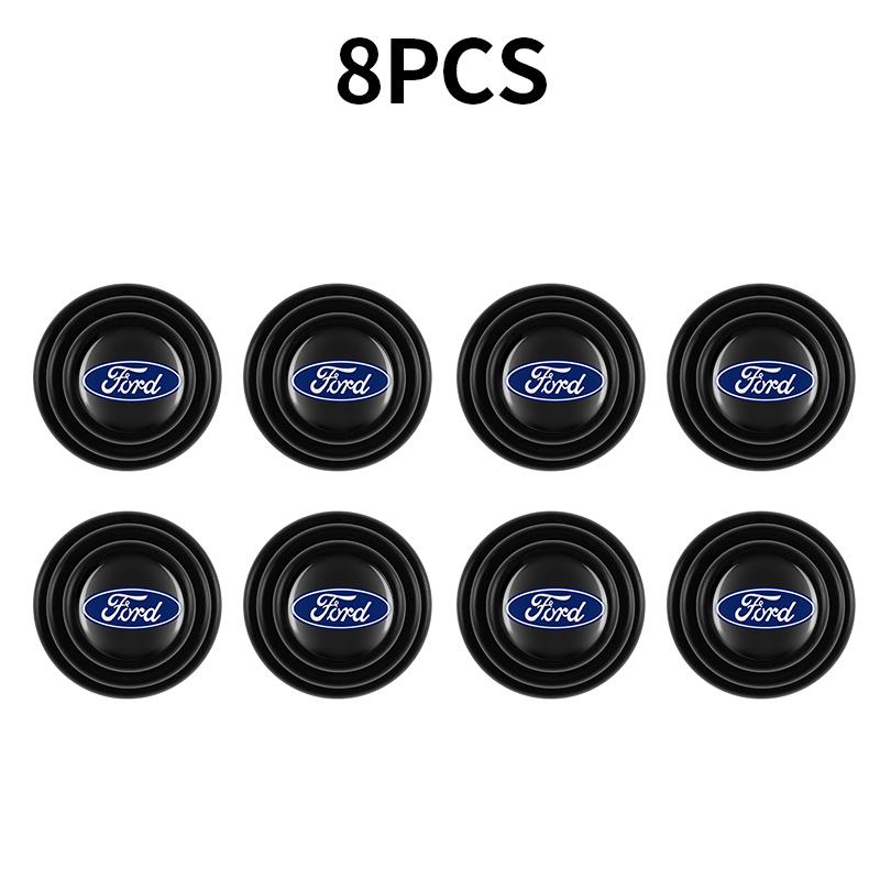 Car Silicone Door Shock Stickers Absorber Soundproof Buffer Pad Accessories For Ford ST Focus Fiesta Mondeo Kuga Mustang Escort