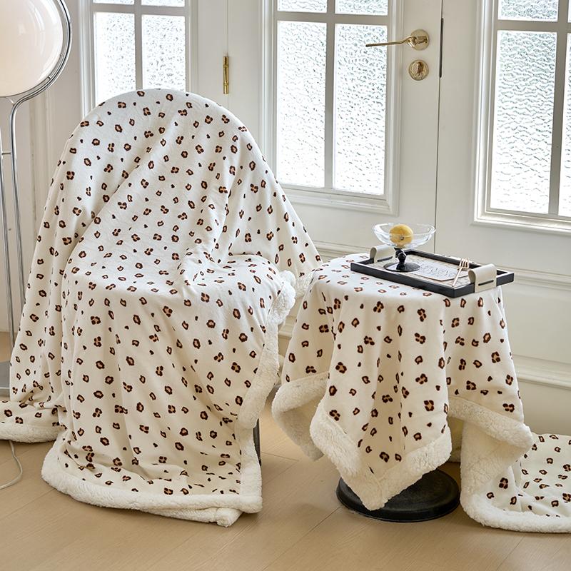 Leopard Throw Blanket Ultra Soft Cozy Bed Blankets Warm Fluffy Fleece Throw Blanket for Home Sofa Couch Bed Camping Travel