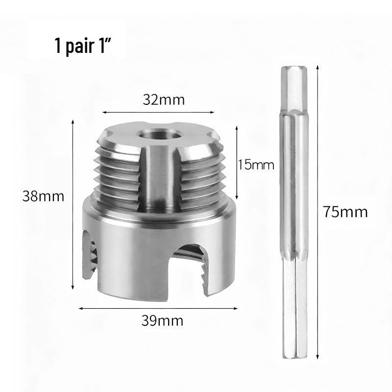 1/2 & 3/4 PPR Water Pipe Threading Tool with Internal/External Thread Tap