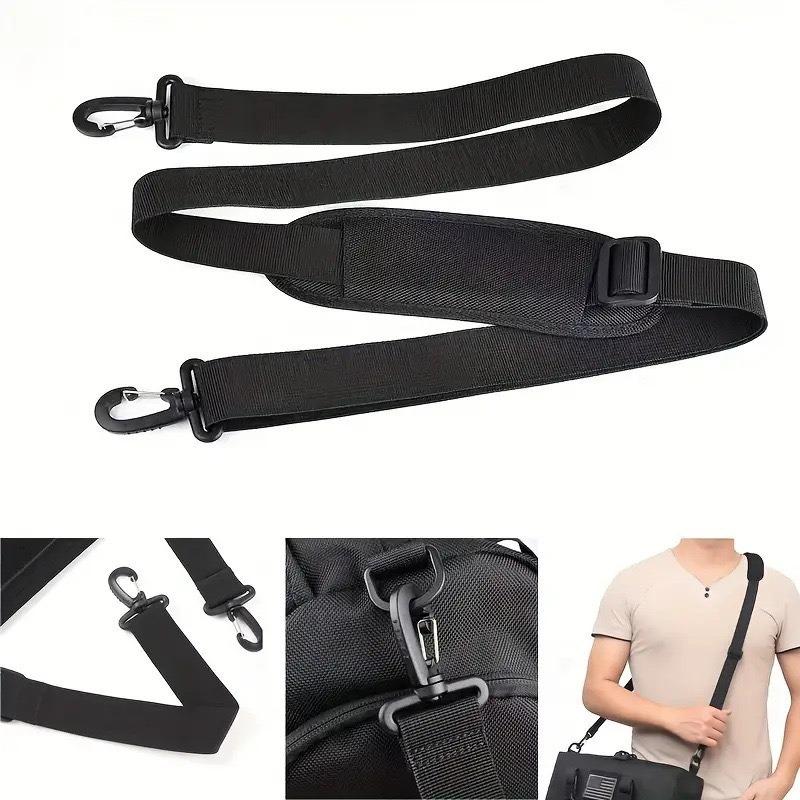 Adjustable Nylon Shoulder Strap with Non-Slip Pad for Laptop Bags and Backpacks - Universal Fit.