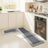 Kitchen Absorbent Mat Non-Skid Waterproof Wipeable Comfort Standing Kitchen Rugs and Mats Wipeable Wash Free Long Strip Carpet