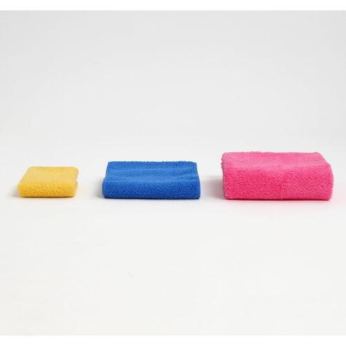 Honda Towel Imabari Towel Mini Handkerchief, 6x Absorbent, Soft and Gentle On the Skin, 25x25cm, Green, Supporting Merchandise, Colorful Organic