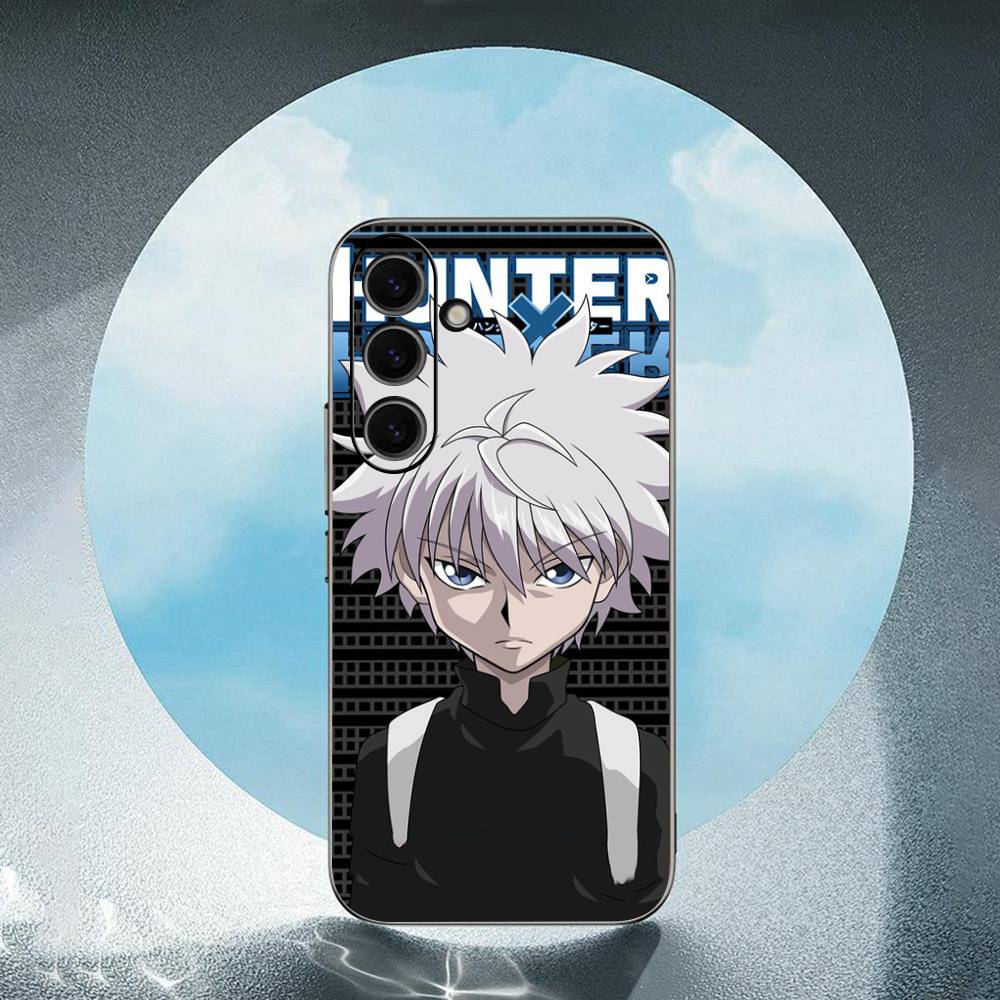 Anime Hunter X Hunter Killua Zaoldyeck For Samsung Galaxy S23 S24 S25 Ultra S22 Plus S21 Black Soft Case Waterproof Soft Case