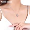 Double Heart Pendant Necklace