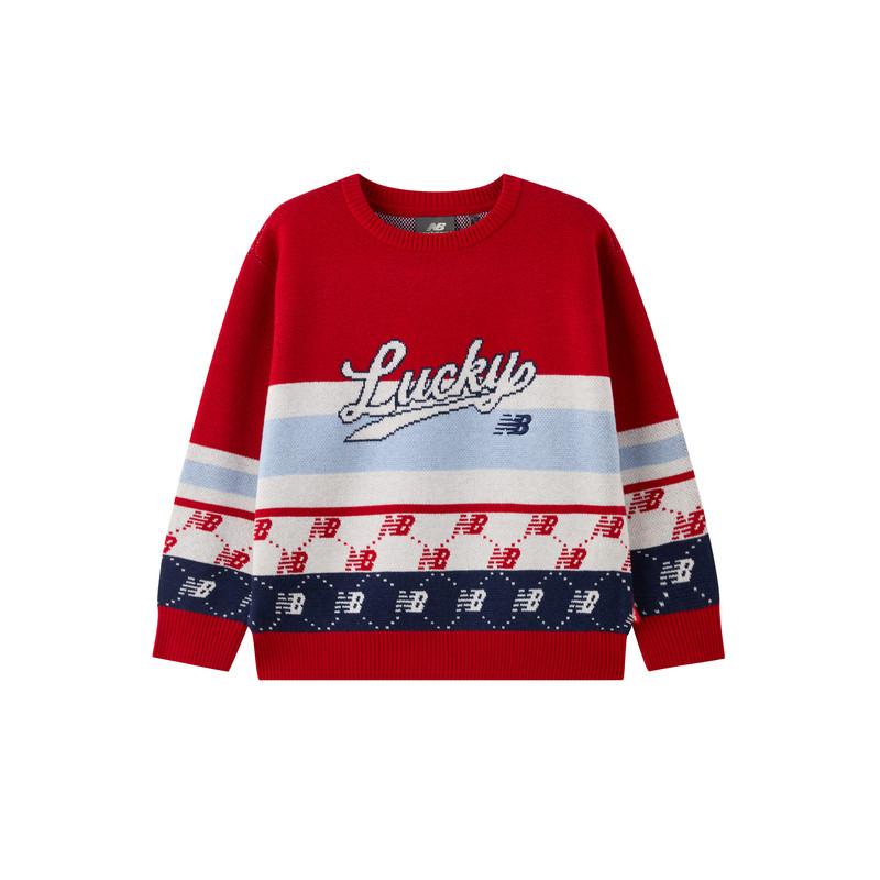 New Balance Kids Sweaters Crew Neck Moderate 7IG11103-RD 110