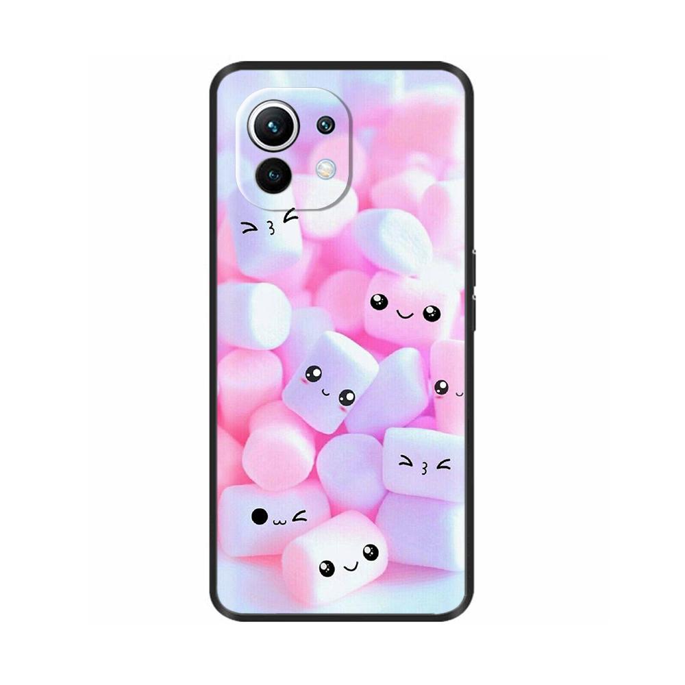 For Xiaomi 11 Lite 5G NE Case Shockproof Soft Silicone Back Cover For Xiaomi Mi 11 Lite 5G Phone Case Mi11 11Lite NE Funda Coque