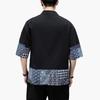 Men's Japanese Cardigan Loose Linen Sleeve Cardigan Casual Summer Shirt Jacket