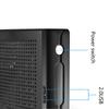 FH03 Host ITX Office Home Computer for Case USB2.0 med radiatorhull HTPC Power Supply Metal Desktop Chassis