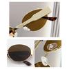 1 Τεμάχιο Οβάλ Σχήματος Προσωπικότητας Μεταλλικά Μικρά Στρογγυλά Γυαλιά Αξεσουάρ Παραλίας Για Γυναίκες Γυαλιά Γυαλιά Ηλίου