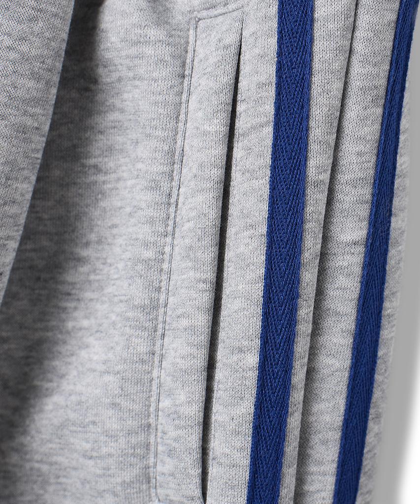Yujen Washed Semi-Bootcut Track Sweatpants_Melange Gray