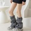 Harajuku Cargo Leg Cover with Adjustable Drawstring Motorcycle Punk Baggy Footless Socks Leg Warmer Gaiters for Women