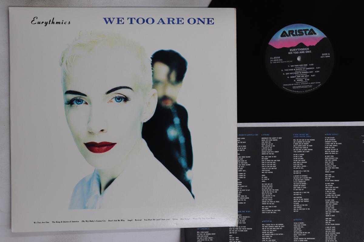 

LP Пластинка EURYTHMICS We Too Are One AL8606 ARISTA 1989 США Рок Б/У